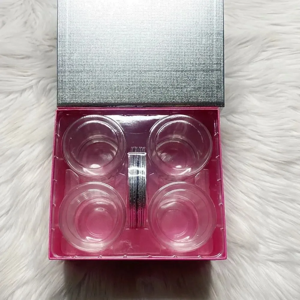 Champagne Glasses and Coaster Five Piece Gift Set Silver